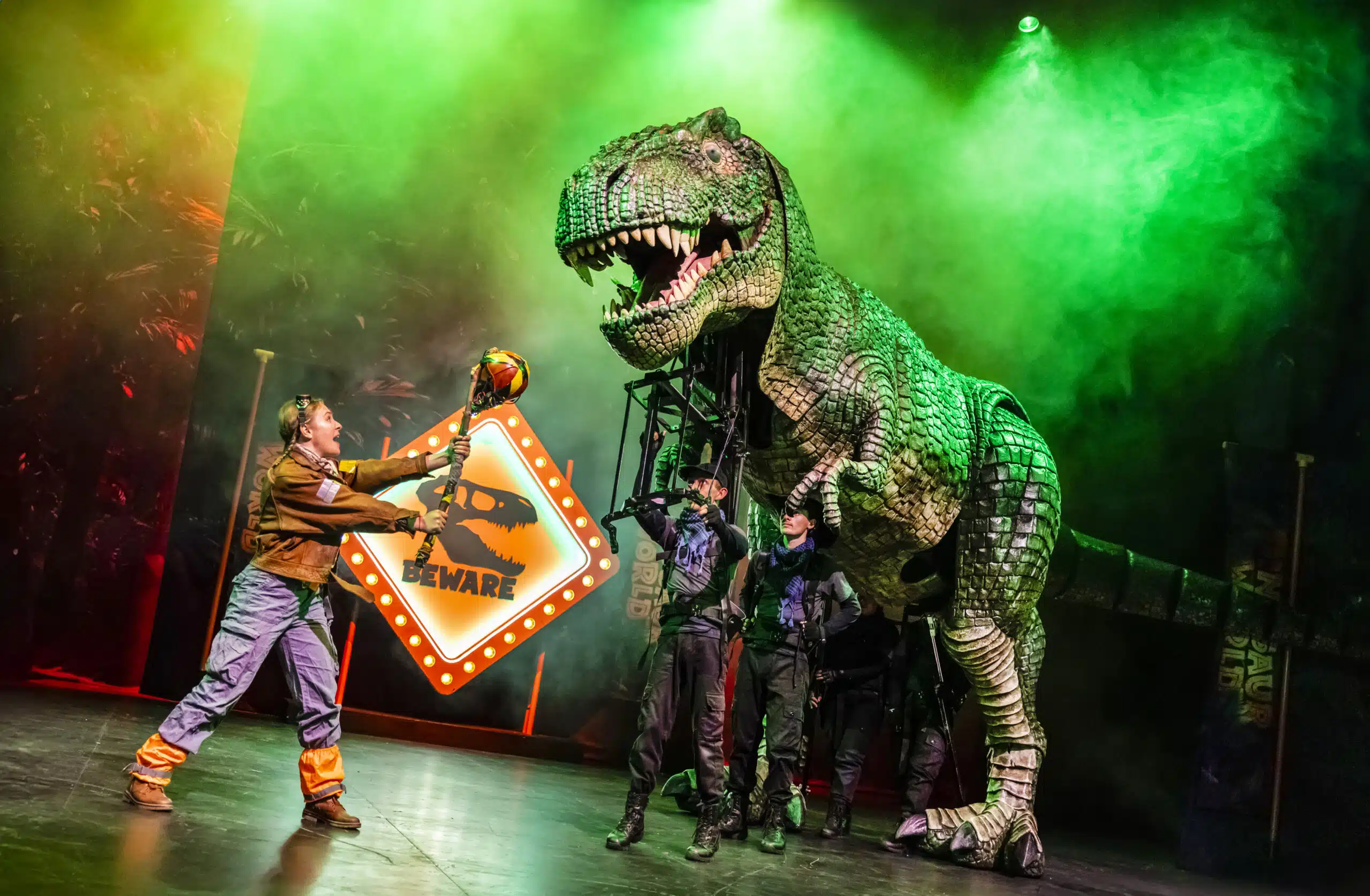 dinosaur stage show