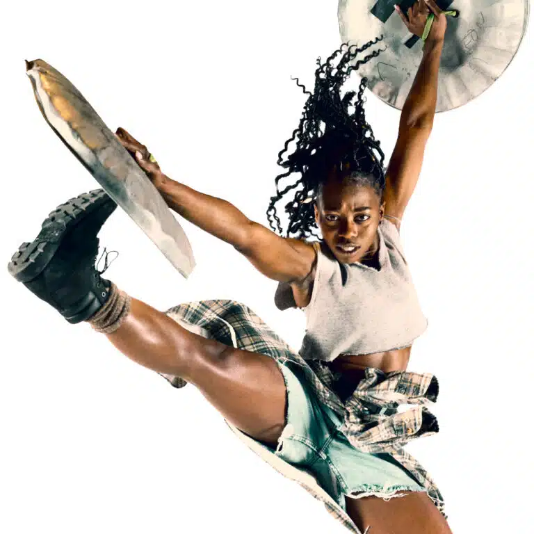 Performance image from "Stomp"