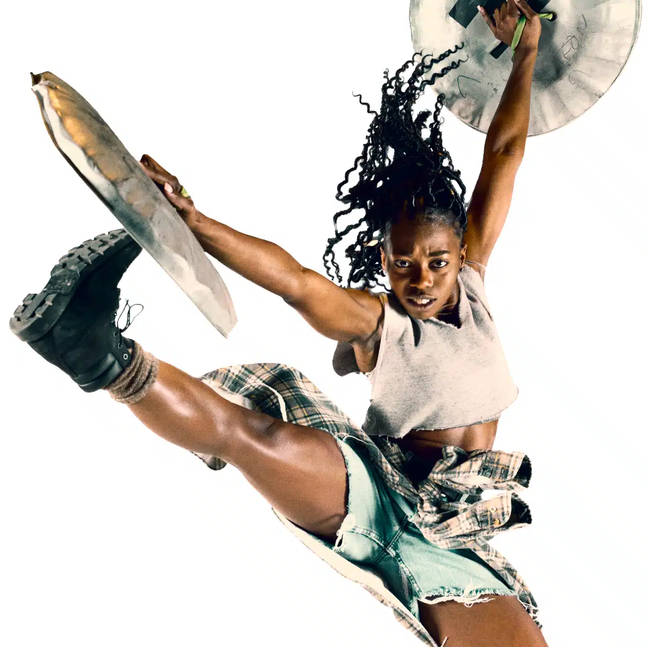 Performance image from "Stomp"