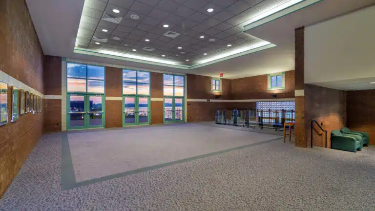 Inside view of Holbrook Balcony at RiverPark Center