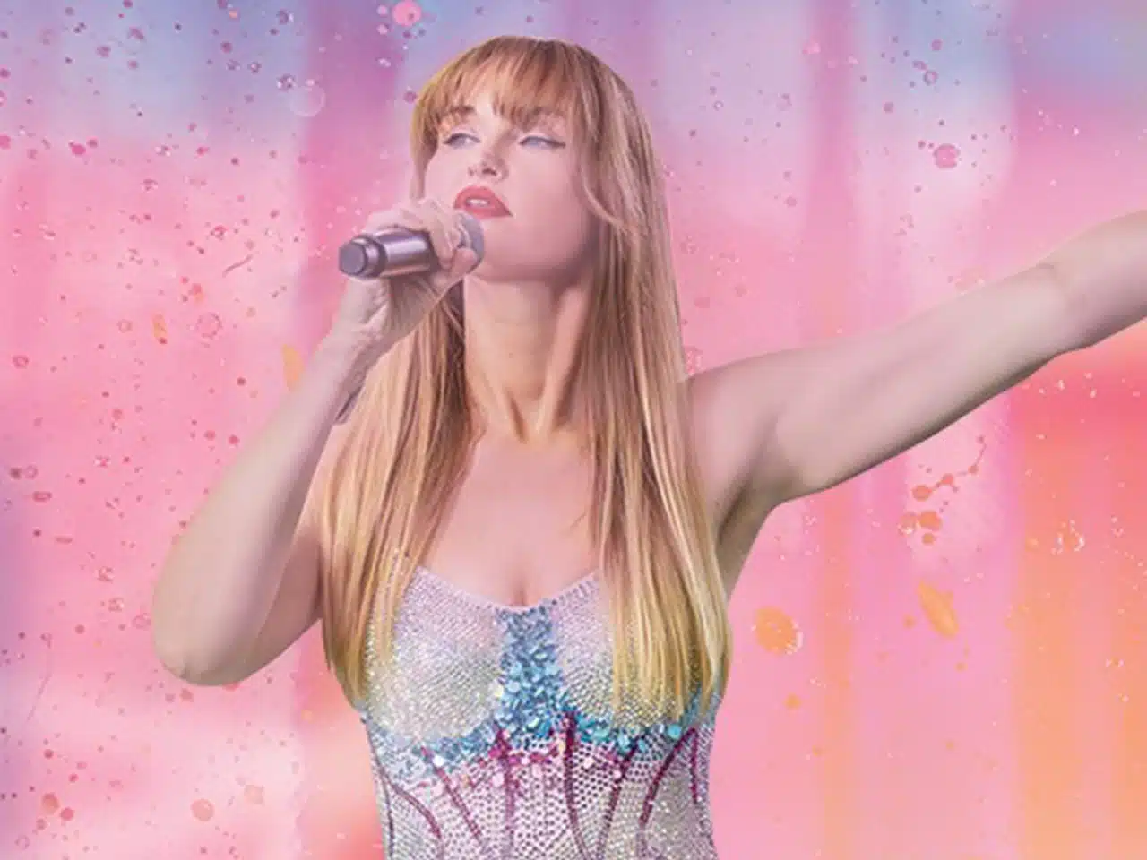 performer singing taylor swift songs